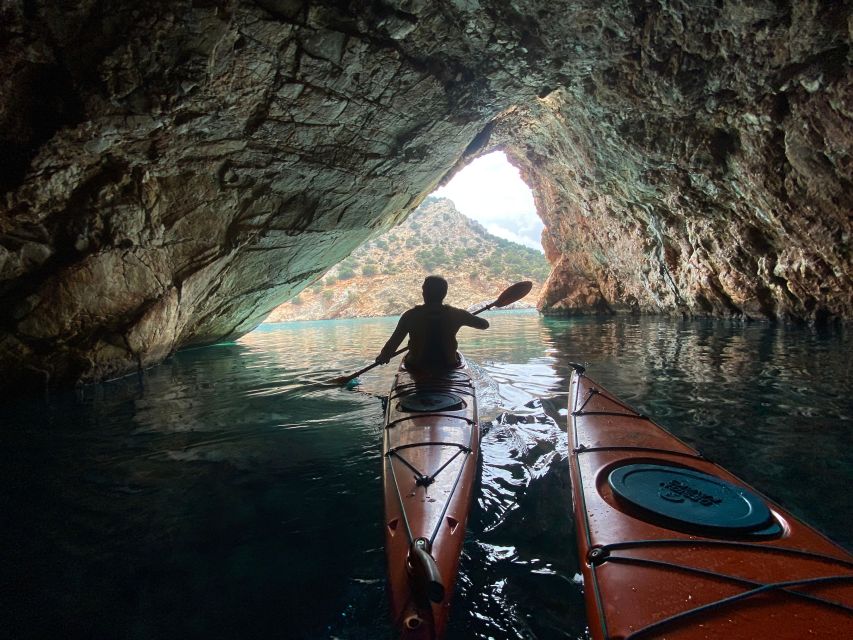 Naxos: Rhina Cave and Coastline Sea Kayaking Tour - Booking and Cancellation