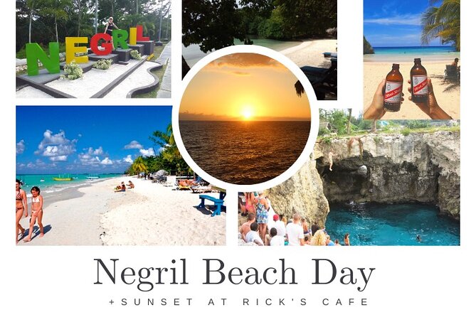 Negril Private and Public Beach With Ricks Cafe From Montego Bay - Half Moon Beach