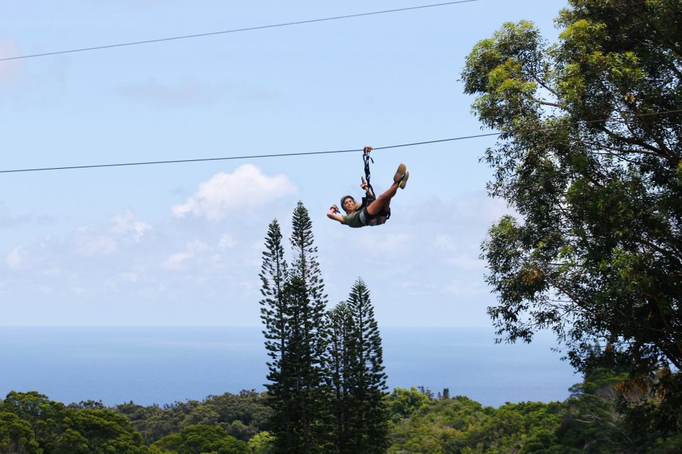 North Maui: 7 Line Zipline Adventure With Ocean Views - Duration and Inclusions