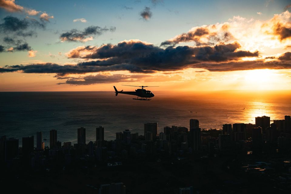 Oahu: Waikiki Sunset Doors On or Doors Off Helicopter Tour - Highlights of the Tour