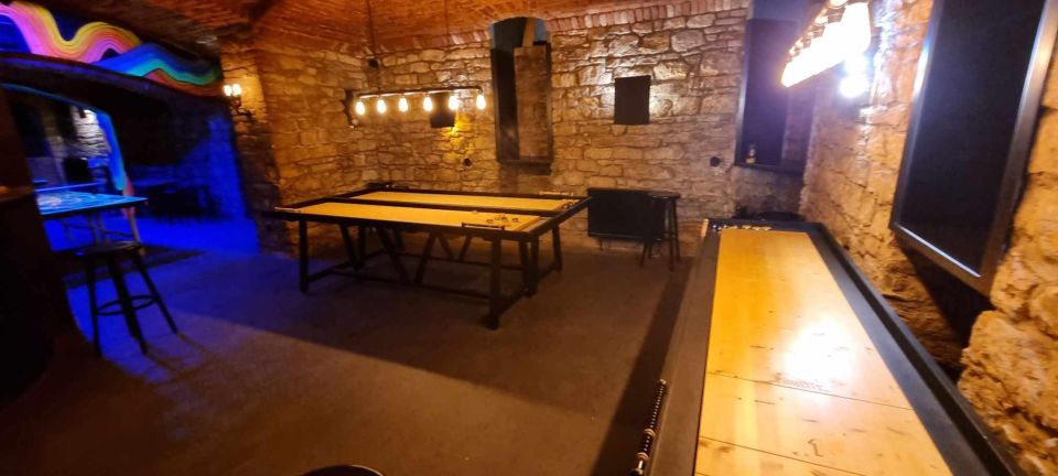 Open Bar for 1 Hour & Ping Pong or Shuffleboard Game - Booking Information