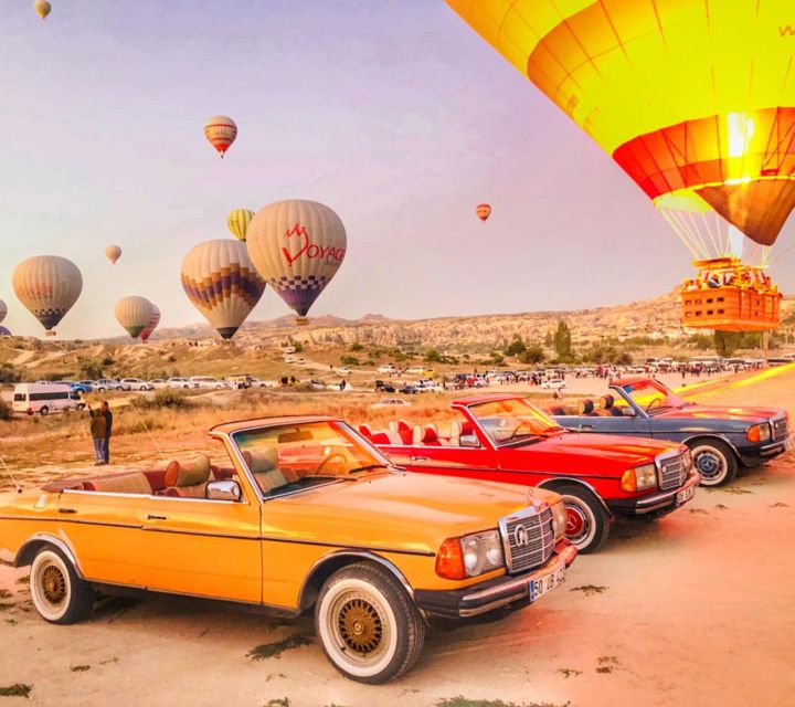 Ortahisar: Balloon Ride by Classic Car in Cappadocia - Transportation