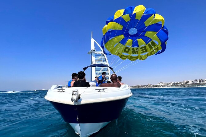 Parasailing in Dubai - Burj Al Arab View - Inclusions and Amenities