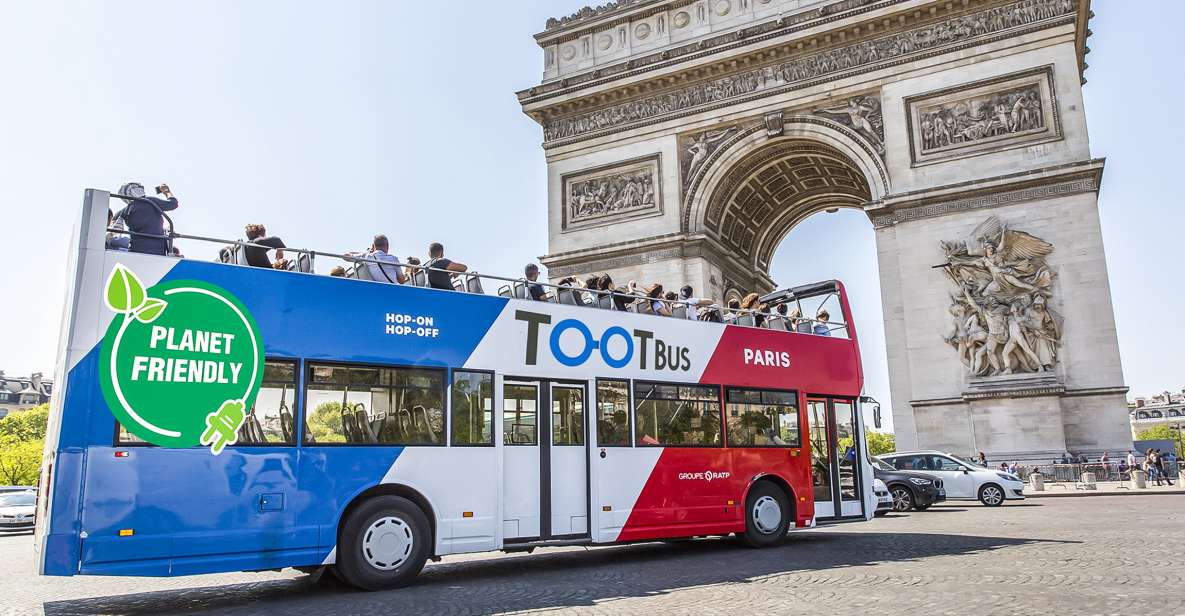 Paris: Tootbus Hop-on Hop-off Discovery Bus Tour - Route and Stops