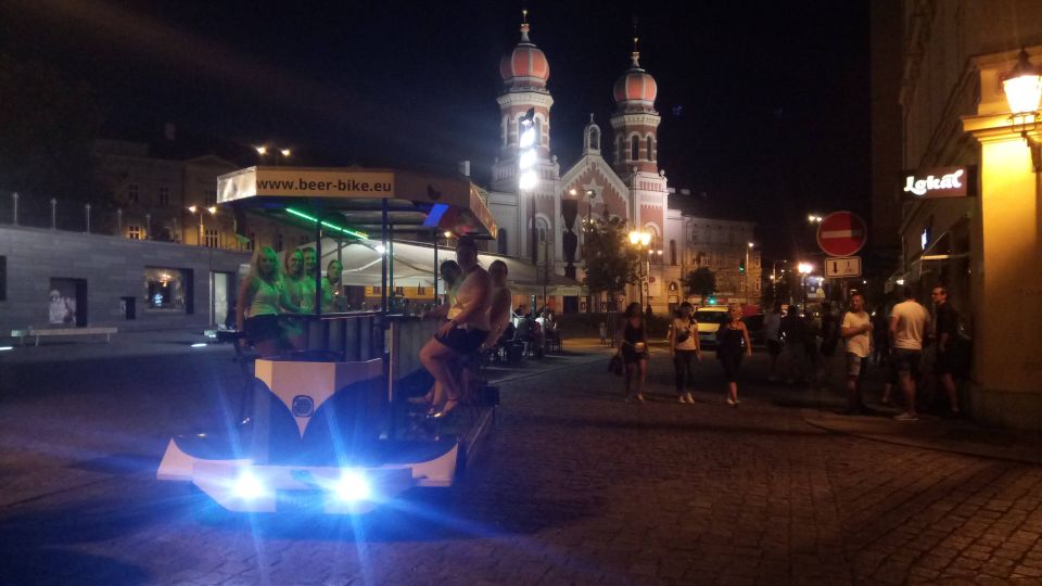 Pilsen: 1.5-Hour Beer Bike With Unlimited Beer - Activities and Inclusions