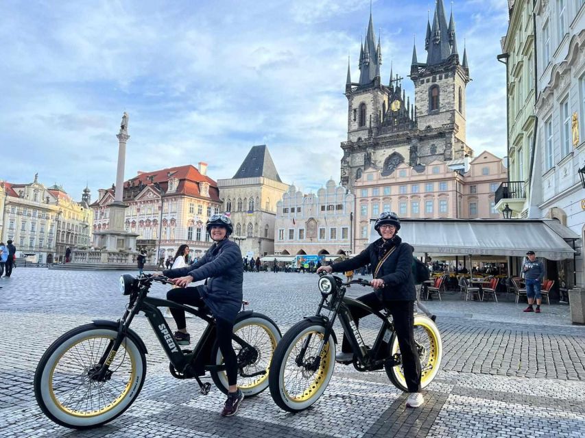 Prague Historical & Viewpoints Retro E-Bike Group Tour - Itinerary Highlights