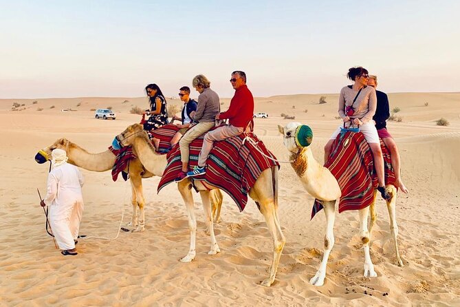 Premium Desert Safari With Dune Buggy Camel Ride BBQ Dinner - Duration and Inclusions