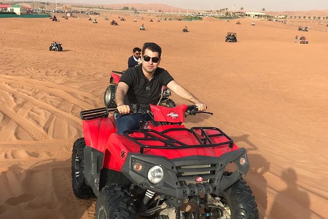 Premium Dubai Desert Safari in Red Dunes, Quad Bike Ride, Dinner - Quad Bike Experience