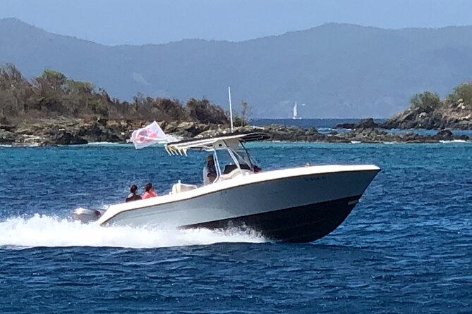 Private 6-Hour Island Hopping in US Virgin Islands - 500hp Hydro Sport - USCG Licensed Captain