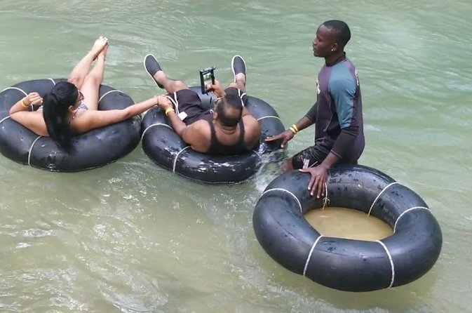 Private Blue Hole Secret Falls & River Tubing With Transportation - Meeting and Pickup