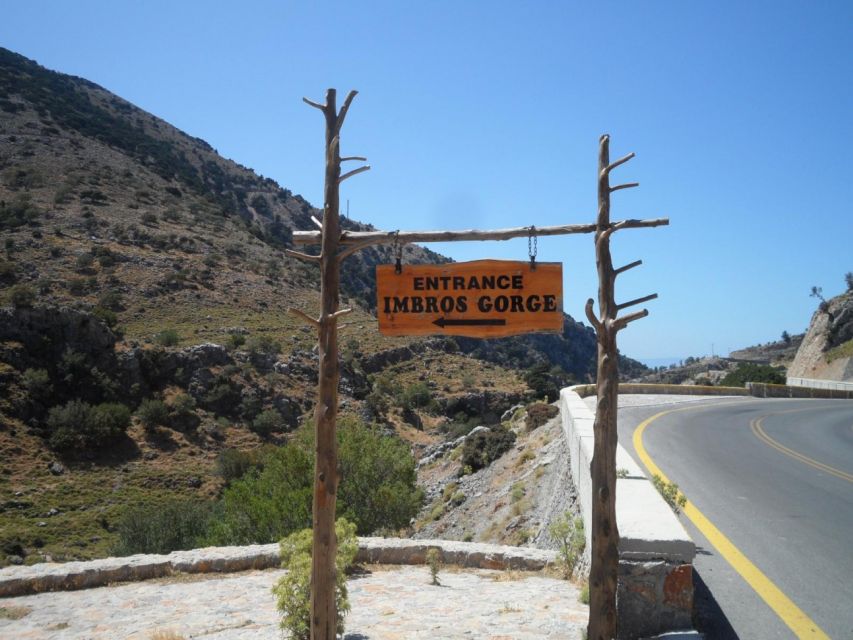 Private Hikking to Imbros Gorge With Lunch - Itinerary Highlights