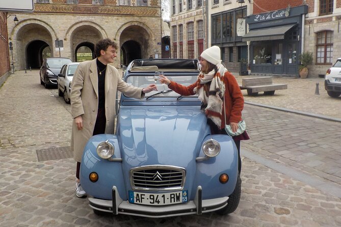 Private Lille Tour by Classic Convertible 2CV With Champagne - Landmarks and City History