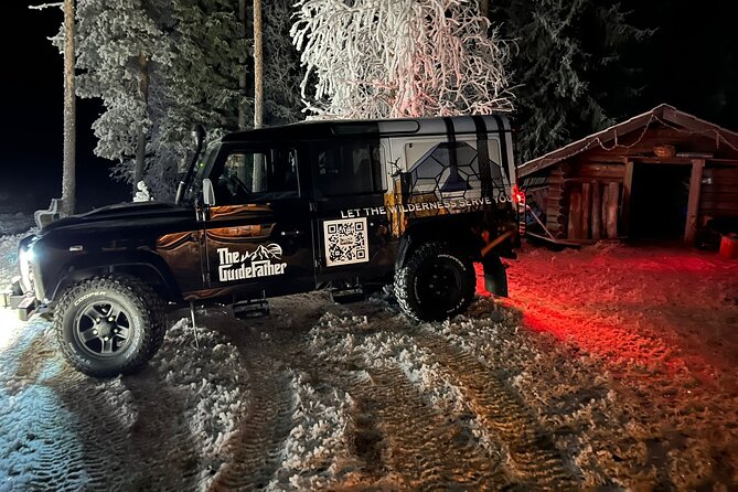 PRIVATE Party Dinner in a Glass Igloo Under Northern Lights - Northern Lights Hunt by Snow Scooter