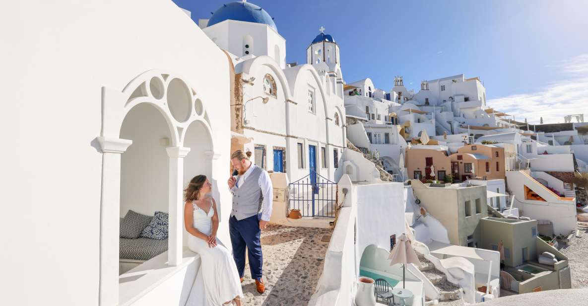 Private Santorini Wedding Photoshoot - Pricing and Inclusions