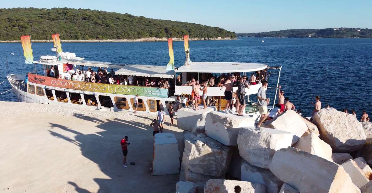 Pula: Boat Party With Dj, Swim Stop, and Nightclub Entry - Ticket Details and Pricing