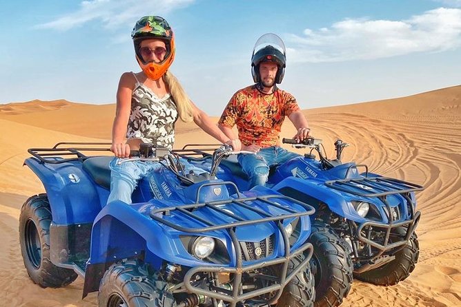 QUAD BIKE Self Drive With Desert Safari Full Program - Bedouin-Style Camp Experience