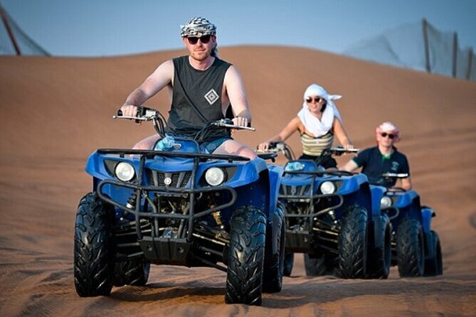 Red Dune Desert Safari With Dinner Quad Bike and Camel Ride - Thrilling Dune Bashing Experience