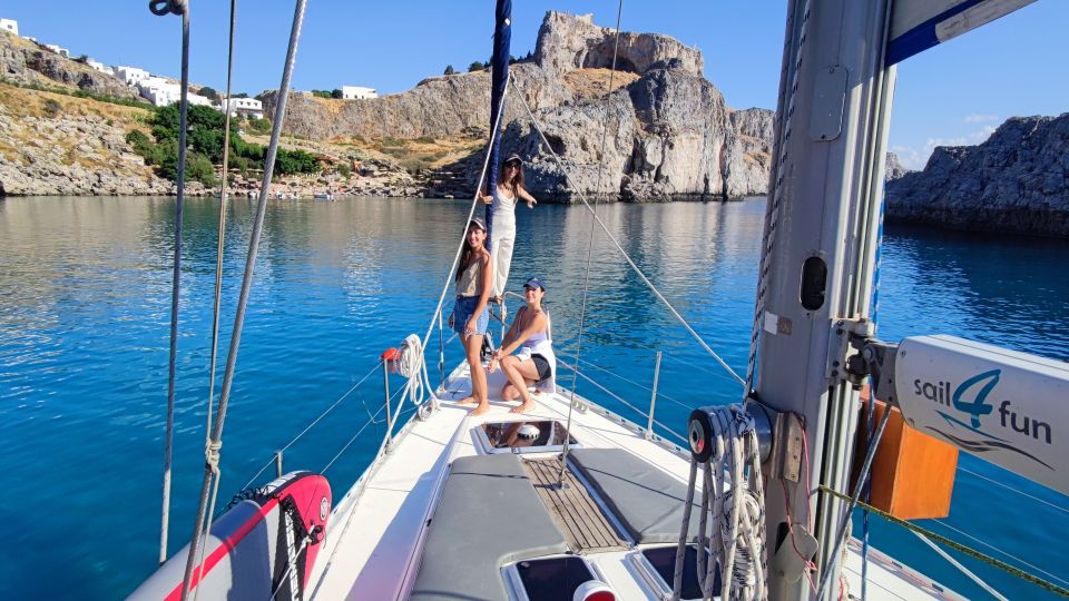 Rhodes Town: Private Sailing Cruise With Swim Stops & Meal - Picturesque Bays and Activities