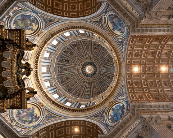 Rome: St. Peters Basilica & Dome Entry Ticket With Audio Guide - Exploring the Basilica and Cupola