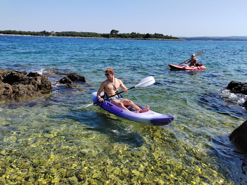 Rovinj: Golden Cape Desert Islands Kayak & Snorkeling Tour - Kayaking and Exploration