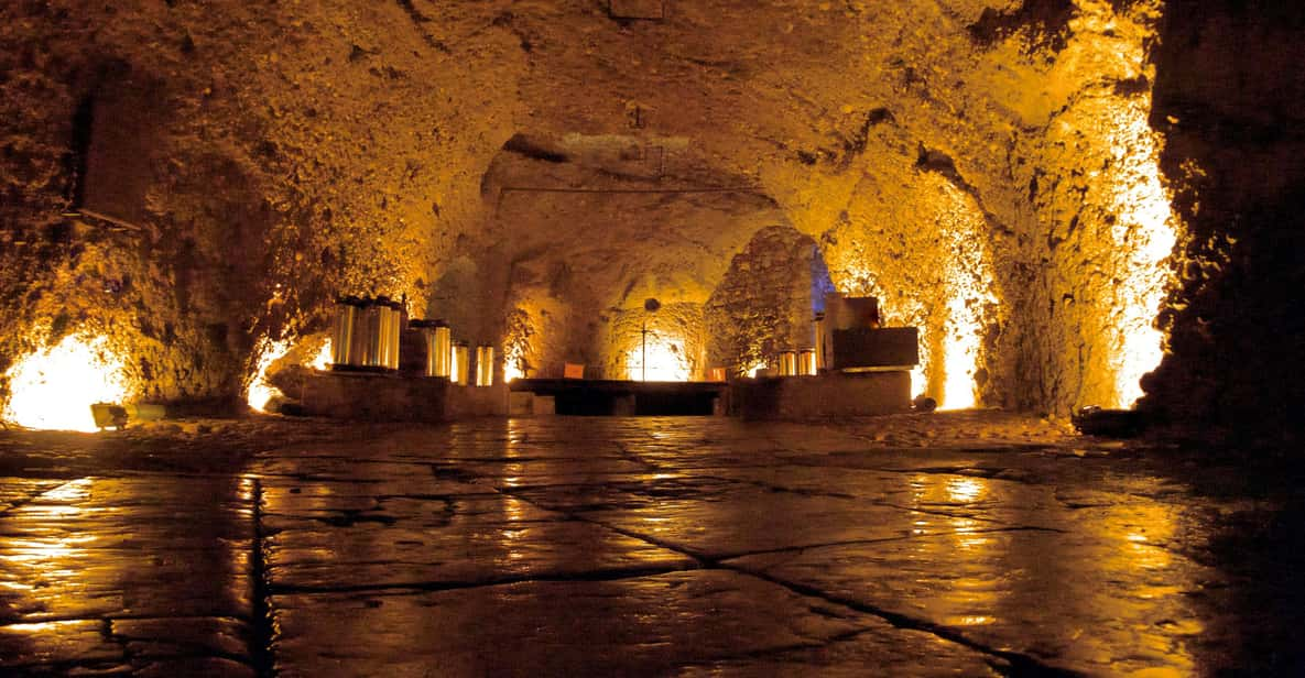 Salzkammergut: Audioguided Sandstone Beer Cellar Tour - Cellar Features