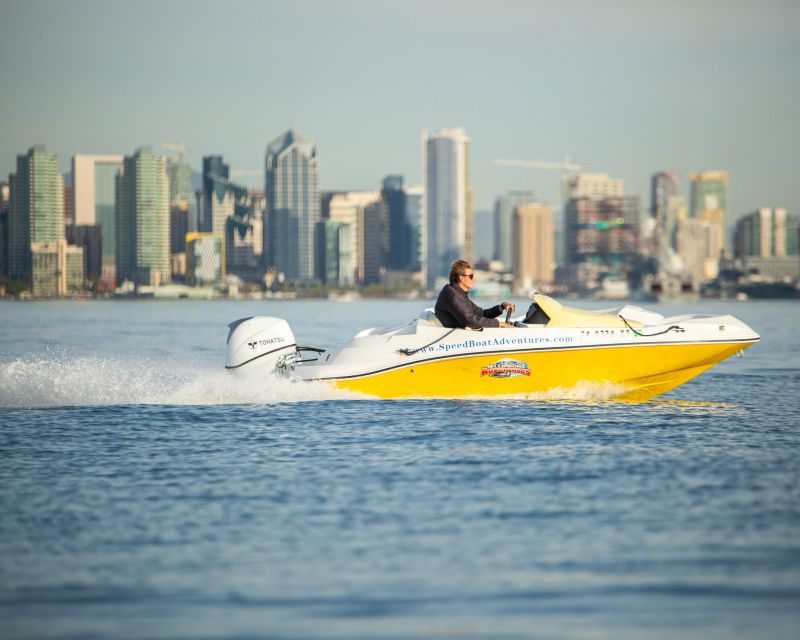 San Diego: Drive Your Own Speed Boat 2-Hour Tour - Tour Highlights