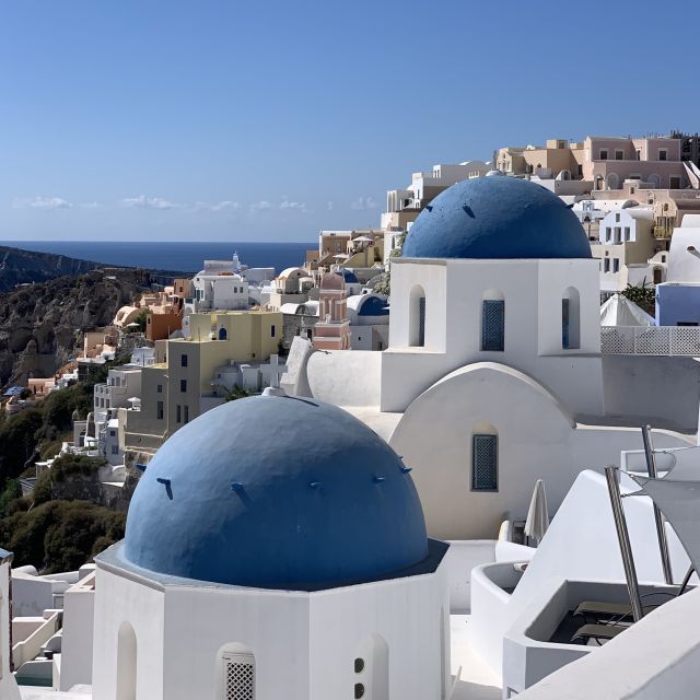 Santorini in a Private Full-Day Tour, Wine Tasting Included - Transportation and Pickup Details