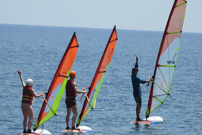 Santorini Windsurfing Lessons - Meeting and Pickup