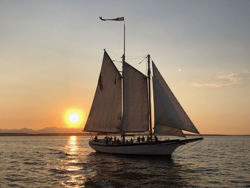 Seattle: Tall Sailboat Sunset Harbor Cruise - Experience Highlights