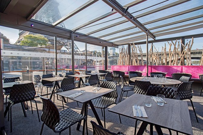 Seine River Sightseeing Cruise and Lunch at Le Bistro Parisien - Climate-Controlled Cruise Cabin