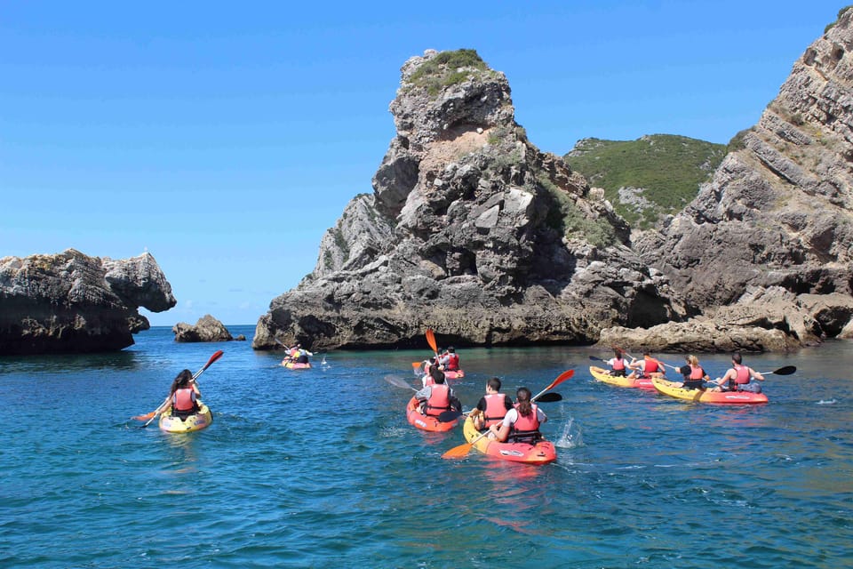 Sesimbra: Ribeiro Cavalo Beach, Caves, & Arrábida Kayak Tour - Itinerary Highlights