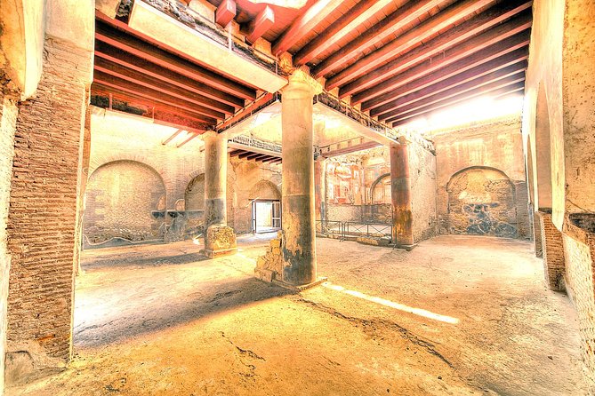 Skip-The-Line Ancient Herculaneum Highlights Exclusive Tour With Private Guide - Impressive Frescoes and Thermal Baths