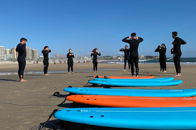 Small Group Surfing Experience With Transportation in Porto - Surfing Location and Conditions