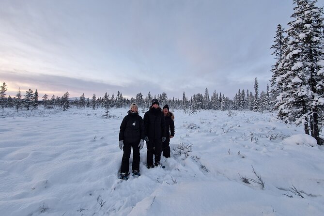 Snowshoe in a Winter Forest - Preparing for the Expedition