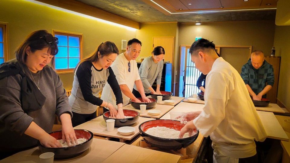 Soba Making Experience With Optional Sushi Lunch Course - Experience Highlights