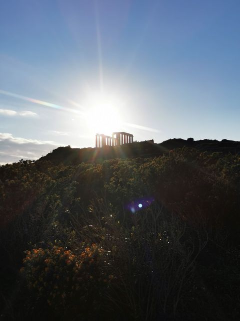 Sounio Temple of Poseidon Sunset By Athenian Riviera 4 H - Pickup and Transportation