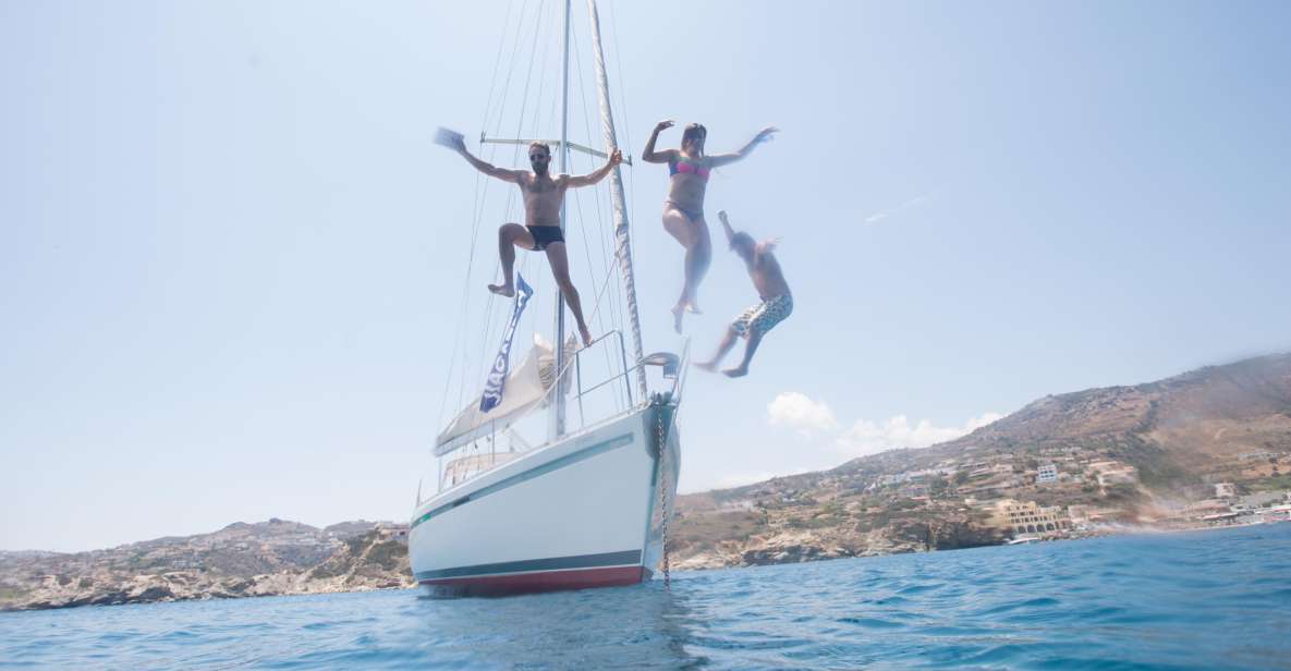 South Crete: Sailing Full Day Trip With Lunch - Itinerary and Experience