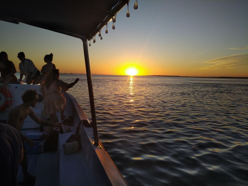 Sunset on a Classic Boat in Ria Formosa, Olhão, Drinks & Music. - Departure Point and Arrival Time