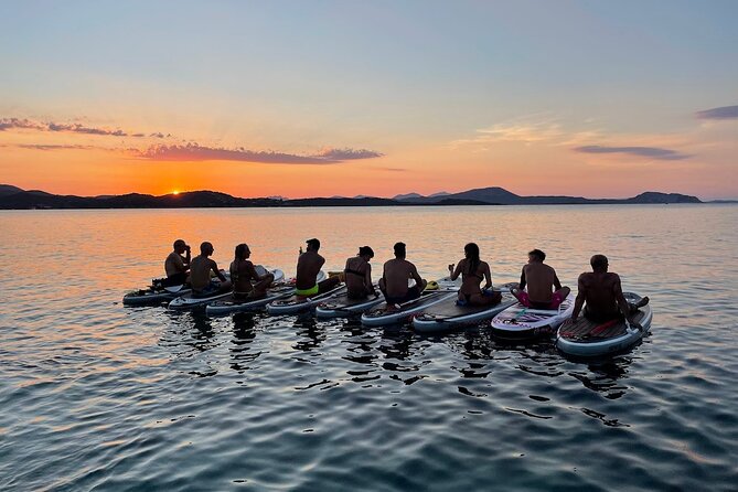 SUP Experience Tour Sunrise or Sunset Olbia Breakfast or Aperitif - Meeting and Pickup