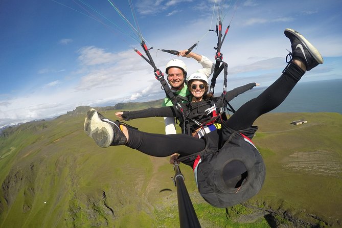 Tandem Paragliding Flights From Vik - Included in the Tour