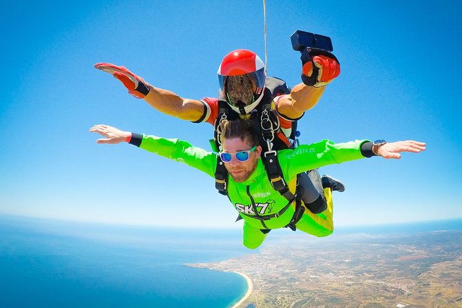 Tandem Skydiving 15,000ft - W/ Shuttle From Lagos - Included Safety Equipment and Insurance