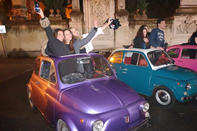 The ORIGINAL Fiat 500 Night Tour of Rome - Duration and Itinerary