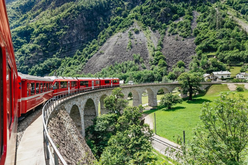 Tirano to St. Moritz: Bernina Red Train Return Day-Ticket - Journey Experience