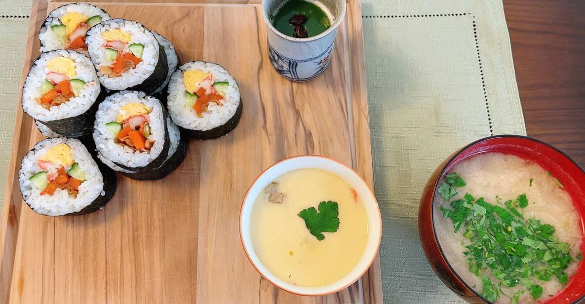 Tokyo: Sushi Roll and Side Dish Cooking Experience - Cooking Class Details