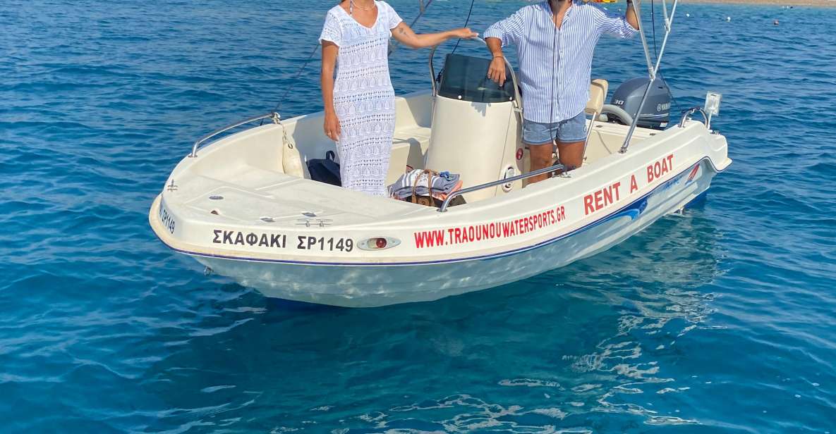 Traganou Beach: Small Boat Rental Without License - Target Audience