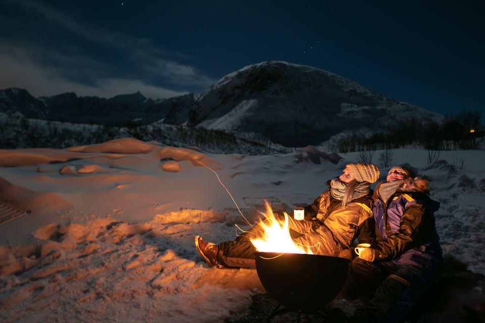 Tromsø: Aurora Borealis Chase With Guide, Meals & Campfire - Inclusions and Highlights