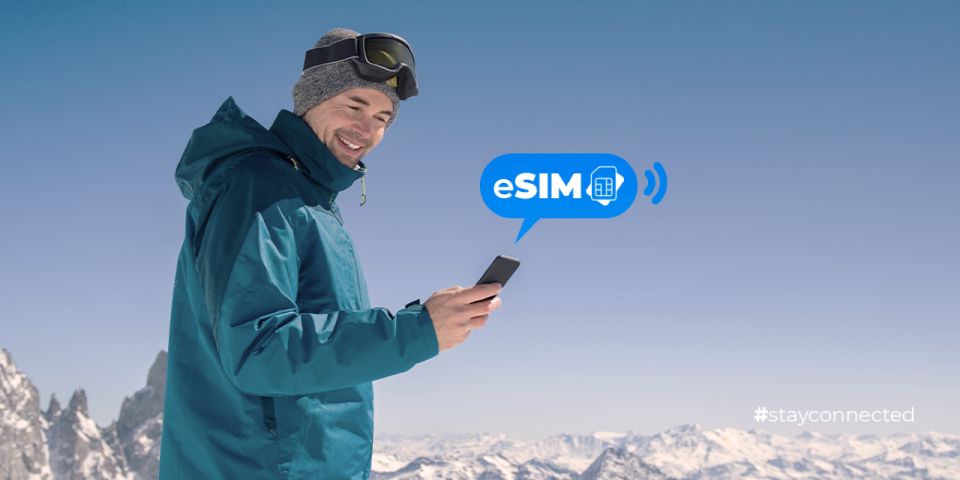 Val-D'isère & France: Unlimited EU Internet With Esim Data - Key Features