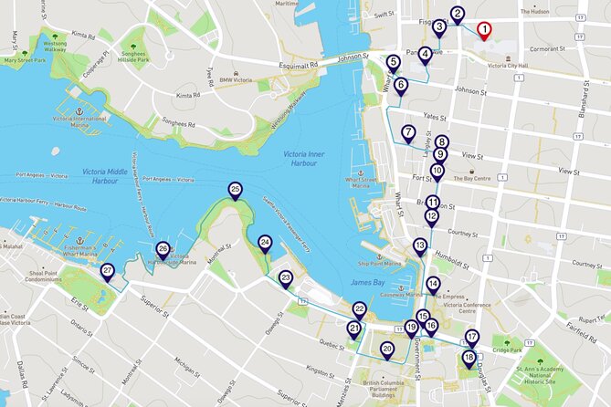 Victoria Harbour: a Smartphone Audio Walking Tour - Included Features