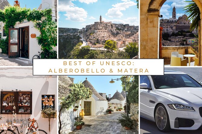 Visit Alberobello & Matera: Private or Semi-Private Tour From Bari - Exclusions