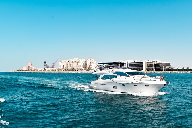 Yacht Trip Dubai : Book 56 Ft Premium Yacht up to 21 People - Included Amenities